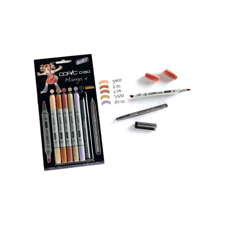 220561 COPIC CIAO КОМПЛЕКТ - 5+1 MANGA SET # 4 - Изображение 1
