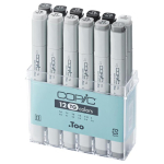 COPIC MARKER КОМПЛЕКТ - TONER GRAY 12 ЦВ.