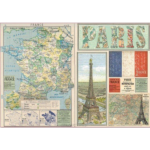 STAMPERIA VINTAGE PARIS ДЕКУПАЖНА ХАРТИЯ 48/33 - DFS290