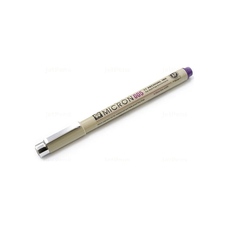 005240 SAKURA PIGMA MICRON ТЪНКОПИСЕЦ 005 PURPLE - XSDK005#24 - Изображение 1