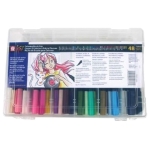 SAKURA KOI COLORING BRUSH PEN 48 COLOR SET - XBR-48