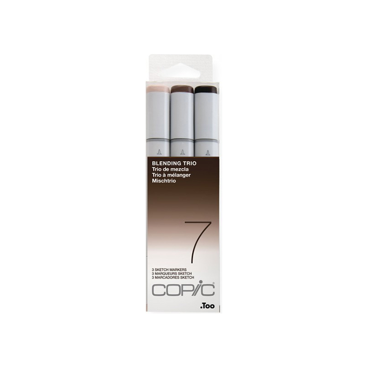 217637 COPIC SKETCH КОМПЛЕКТ - 3 ЦВ BLENDING TRIO 7 - Изображение 1
