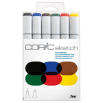 COPIC SKETCH КОМПЛЕКТ - 6 ЦВ BOLD PRIMARIES