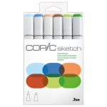 COPIC SKETCH КОМПЛЕКТ - 6 ЦВ EARTH ESSENTIALS