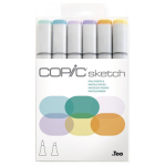COPIC SKETCH КОМПЛЕКТ - 6 ЦВ PALE PASTELS