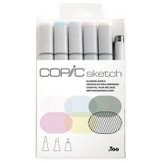 COPIC SKETCH КОМПЛЕКТ - 6 ЦВ BLENDING BASIC