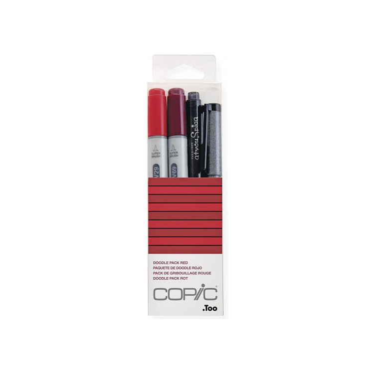 227641 COPIC DOODLE PACK - RED - Изображение 1