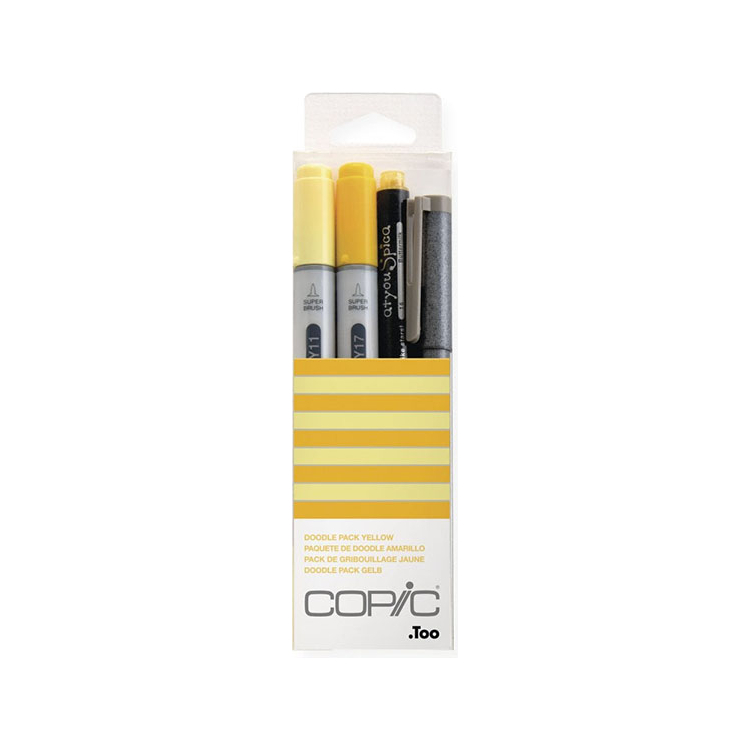 227642 COPIC DOODLE PACK - YELLOW - Изображение 1