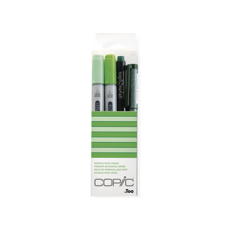227644 COPIC DOODLE PACK - GREEN - Изображение 1