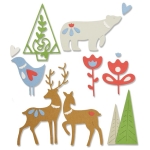 SIZZIX THINLITS ЩАНЦИ ЗА ИЗРЯЗВАНЕ - CHRISTMAS ELEMENTS