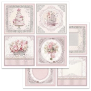 STAMPERIA WEDDING CARDS КАРТОН 31,5/30,5 СМ - SBB626