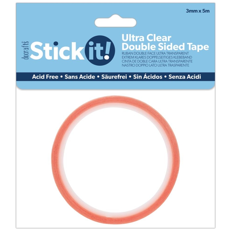 STI 101340 STICK IT ДВОЙНОЗАЛЕПВАЩА СЕ ЛЕНТА 3 MM Х 5 М - STI 101340 - Изображение 1
