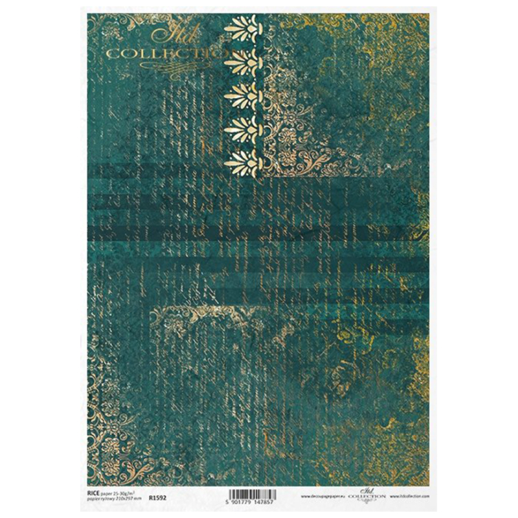 ITD COLLECTION ДЕКУПАЖНА ОРИЗОВА ХАРТИЯ А4 - R1592 - Изображение 1