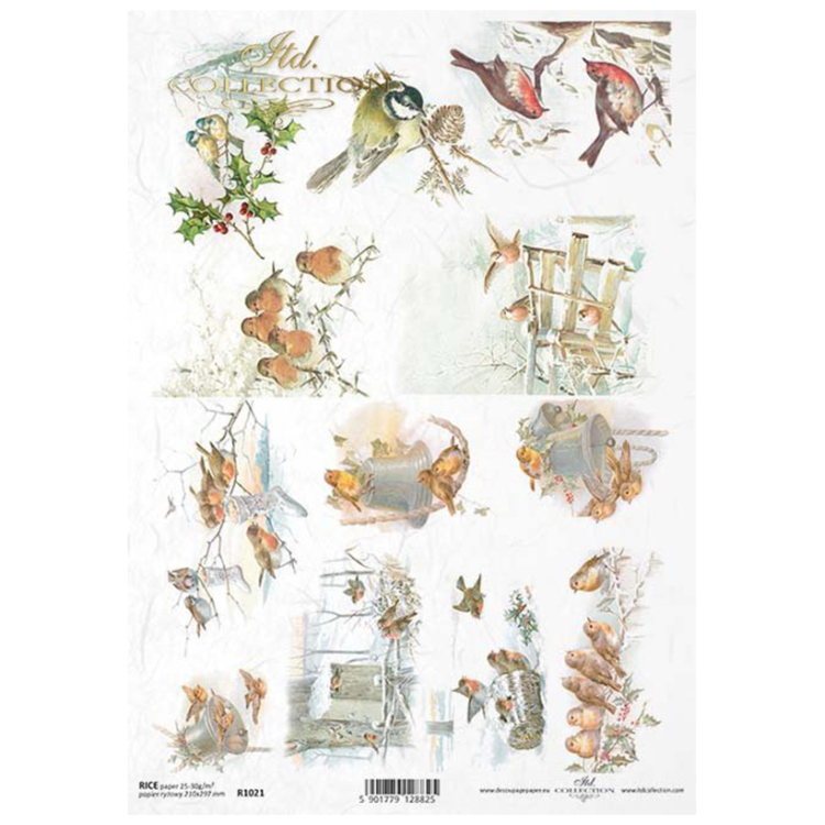 ITD COLLECTION ДЕКУПАЖНА ОРИЗОВА ХАРТИЯ А4 - R1021 - Изображение 1