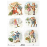 ITD COLLECTION ДЕКУПАЖНА ОРИЗОВА ХАРТИЯ А4 - R1001