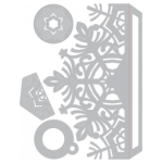 SIZZIX THINLITS ЩАНЦИ ЗА ИЗРЯЗВАНЕ - CARD, SNOWFLAKE - Изображение 2