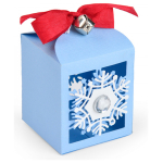 SIZZIX THINLITS ЩАНЦИ ЗА ИЗРЯЗВАНЕ - SNOWFLAKE FAVOR BOX