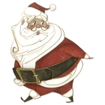 SIZZIX THINLITS ЩАНЦИ ЗА ИЗРЯЗВАНЕ - JOLLY ST. NICK