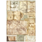 STAMPERIA LEONARDO ARTWORKS ДЕКУПАЖНА ХАРТИЯ А3 - DFSA3046
