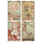 STAMPERIA ORIENTAL GARDEN ДЕКУПАЖНА ХАРТИЯ А4 - DFSA4396