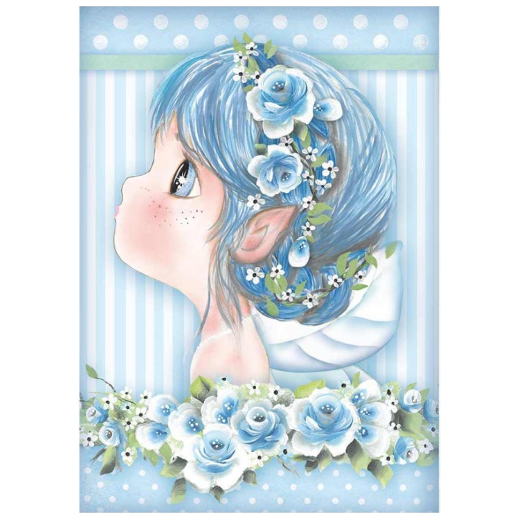 DFSA4409 STAMPERIA TATIANA'S FAIRIES ДЕКУПАЖНА ХАРТИЯ А4 - DFSA4409 - Изображение 1