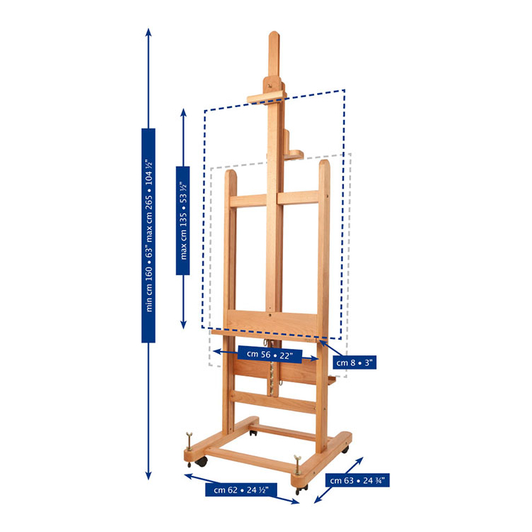 MABEF ДЪРВЕН СТАТИВ ДВУСТРАНЕН М/19 - Изображение 2