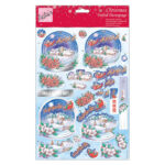 DOCRAFTS СТИКЕРИ ЗА ДЕКУПАЖ – SNOWGLOBE ANT 169935