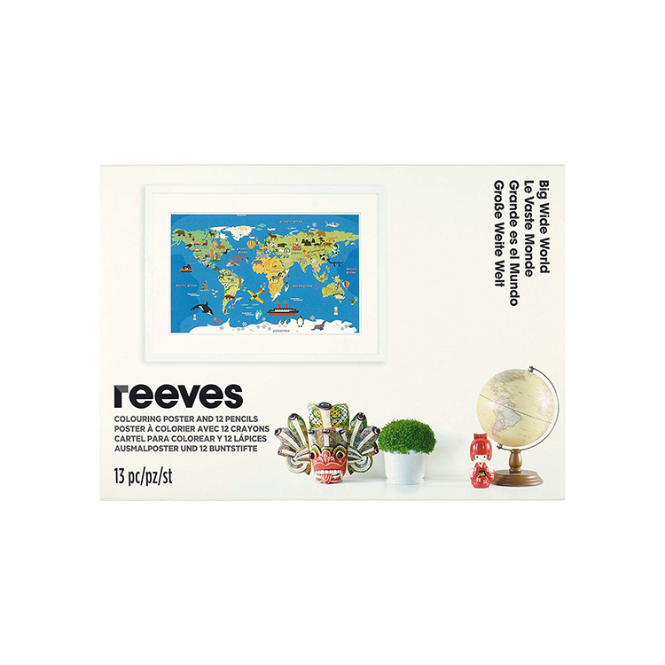 300970 REEVES КОМПЛЕКТ ЗА РИСУВАНЕ - BIG WIDE WORLD A30097 - Изображение 1