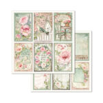 STAMPERIA HOUSE OF ROSES КАРТОН 30,5/30,5 СМ - SBB676