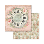 STAMPERIA CLOCK ДИЗАЙНЕРСКИ КАРТОН 30,5/30,5 СМ - SBB674