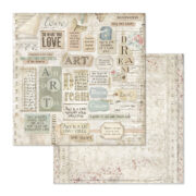STAMPERIA DREAM WRITINGS КАРТОН 30,5/30,5 СМ - SBB672