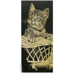 REEVES КОМПЛЕКТ ЗА РИСУВАНЕ С ИЗДРАСКВАНЕ - GOLD MINI KITTEN