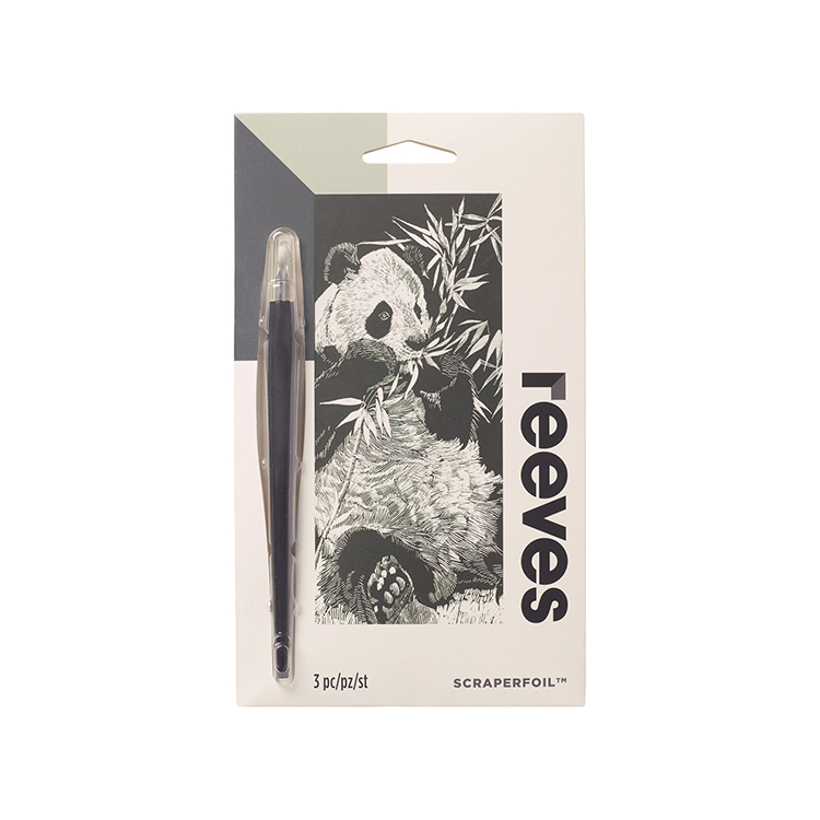 REEVES КОМПЛЕКТ ЗА РИСУВАНЕ С ИЗДРАСКВАНЕ - MINI PANDA - Изображение 1