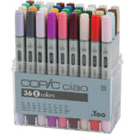 COPIC CIAO КОМПЛЕКТ - 36 ЦВ SET E