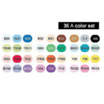 COPIC CIAO КОМПЛЕКТ - 36 ЦВ SET A - Изображение 2