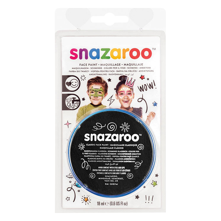 _0008_black SNAZAROO БОЯ ЗА ЛИЦЕ 18МЛ. - ЧЕРНА - Изображение 1