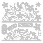 SIZZIX THINLITS ЩАНЦИ ЗА ИЗРЯЗВАНЕ - FLORAL EDGES #2 - Изображение 2