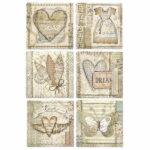 STAMPERIA HEART FRAMES ДЕКУПАЖНА ОРИЗОВА ХАРТИЯ А4- DFSA4443