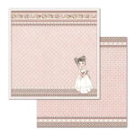 STAMPERIA LITTLE GIRL ДИЗАЙНЕРСКИ КАРТОН 30,5/30,5СМ- SBB682