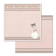 STAMPERIA LITTLE GIRL ДИЗАЙНЕРСКИ КАРТОН 30,5/30,5СМ- SBB682
