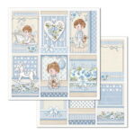 STAMPERIA BABY BOY КАРТОН 30,5/30,5 СМ - SBB683