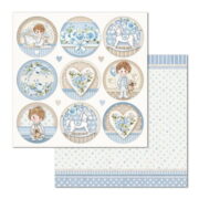 STAMPERIA BABY BOY КАРТОН 30,5/30,5 СМ - SBB685