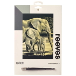 REEVES КОМПЛЕКТ ЗА РИСУВАНЕ С ИЗДРАСКВАНЕ - ELEPHANTS PPCF54