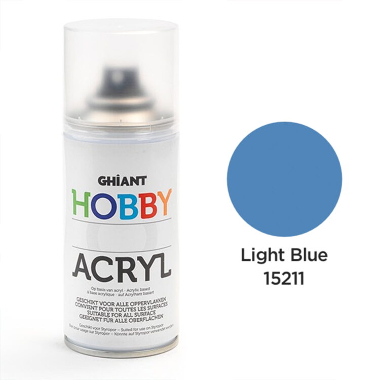 15211 GHIANT АКРИЛНА БОЯ СПРЕЙ 150 МЛ - LIGHT BLUE 15211 - Изображение 1