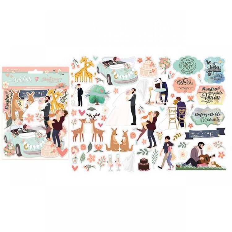 DFLDC18 STAMPERIA LOVE STORY DIE CUTS 47 БР. DFLDC18 - Изображение 1