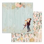 STAMPERIA LOVE STORY ДИЗАЙНЕРСКИ КАРТОН 30,5/30,5СМ - SBB726