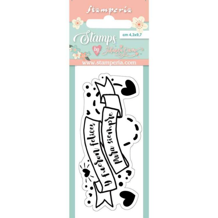 WTKJR29 STAMPERIA LOVE STORY ACRYLIC STAMPS-СИЛИКОНОВ ПЕЧАТ WTKJR 29 - Изображение 1