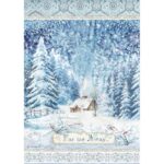 STAMPERIA WINTER TALES ДЕКУПАЖНА ХАРТИЯ А4 - DFSA4491
