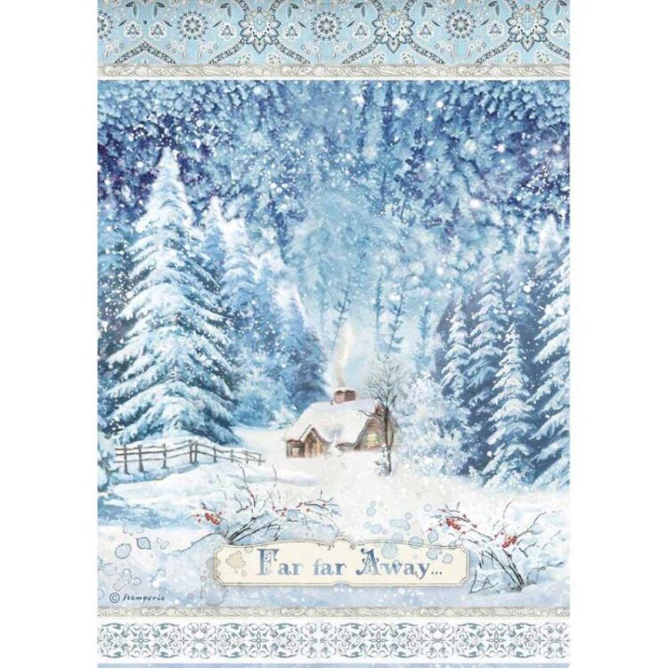 DFSA4491 STAMPERIA WINTER TALES ДЕКУПАЖНА ХАРТИЯ А4 - DFSA4491 - Изображение 1