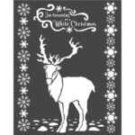 STAMPERIA WINTER TALES STENCIL - ШАБЛОН 20 Х 25 СМ - KSTD052